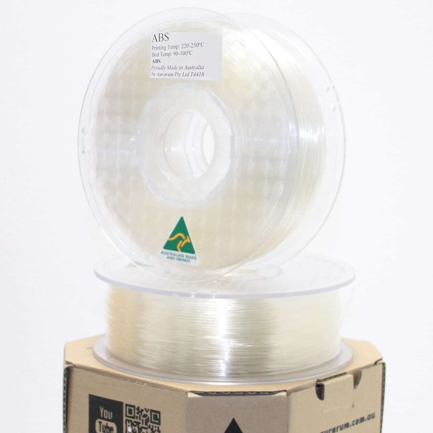 Translucent ABS 3D Printing Filament Australian Made